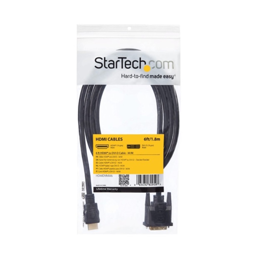 (2 Packs) 6ft HDMI DisplayPort to DVI Cable - M/M - DP2DVI2MM6 | StarTech.com